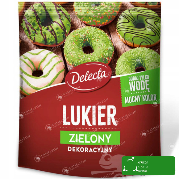 Delecta LUKIER biały+ zielony+ różowy+ żółty 4szt.