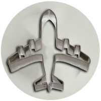 FOREMKA FORMA DO CIASTEK METALOWA wykrawacz SAMOLOT SAMOLOCIK 6,2cm x 6,3cm