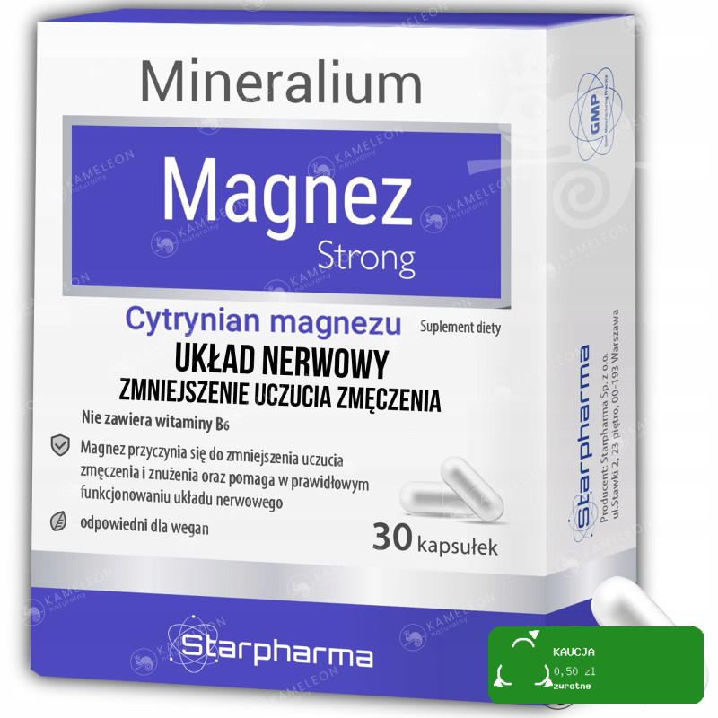 Starpharma MAGNEZ STRONG układ nerwowy zmęczenie