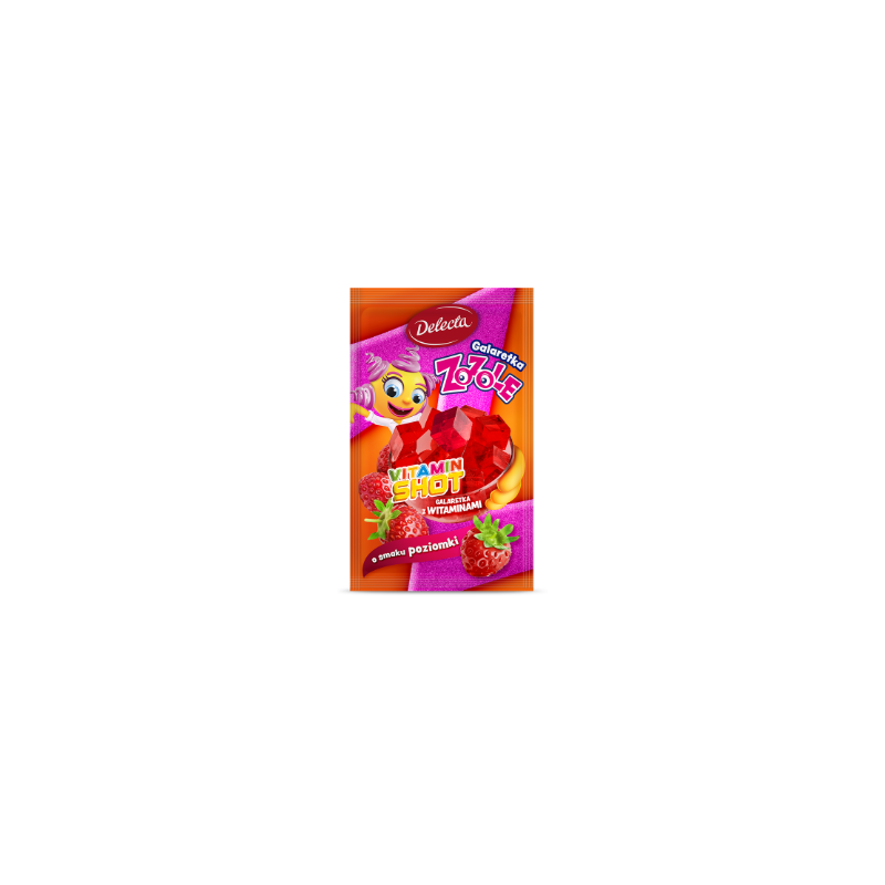 Delecta GALARETKA VITAMIN SHOT POZIOMKA ED. ZOZOLE 70g