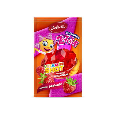 Delecta GALARETKA VITAMIN SHOT POZIOMKA ED. ZOZOLE 70g