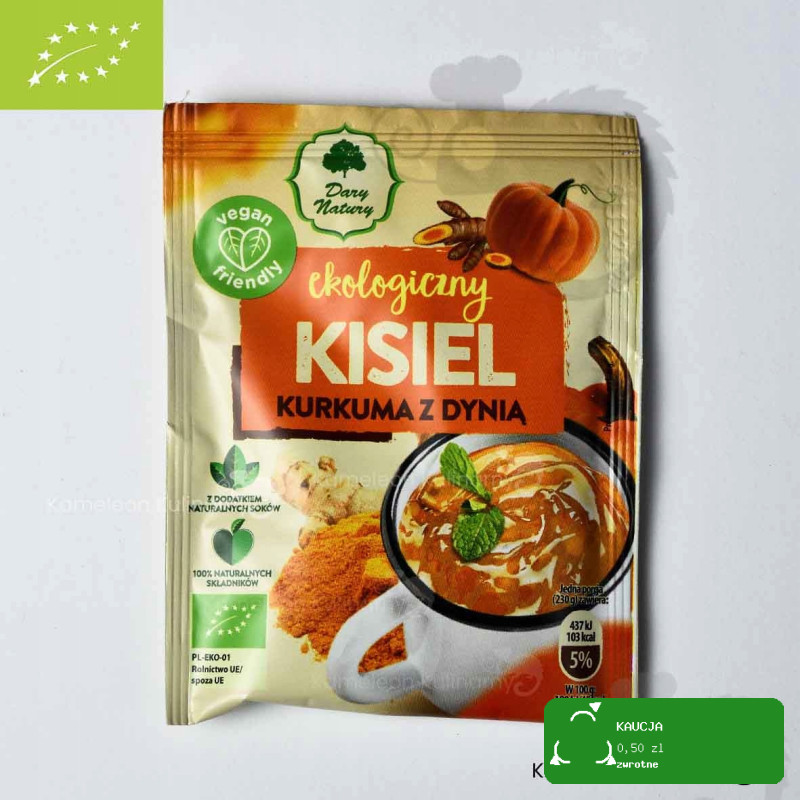 KISIEL eko KURKUMA Z DYNIĄ DARY NATURY 10 sztuk