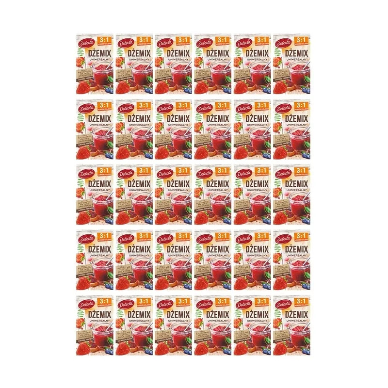 DELECTA DŻEMIX dżemofix UNIWERSALNY 3:1 x30 NA 30KG OWOCÓW dżem konfitury
