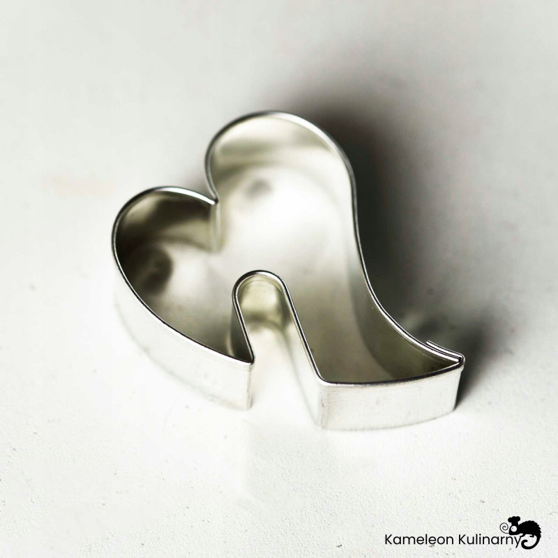FOREMKA FORMA DO CIASTEK METALOWA wykrawacz SERCE NA FILIŻANKĘ 5,5cm