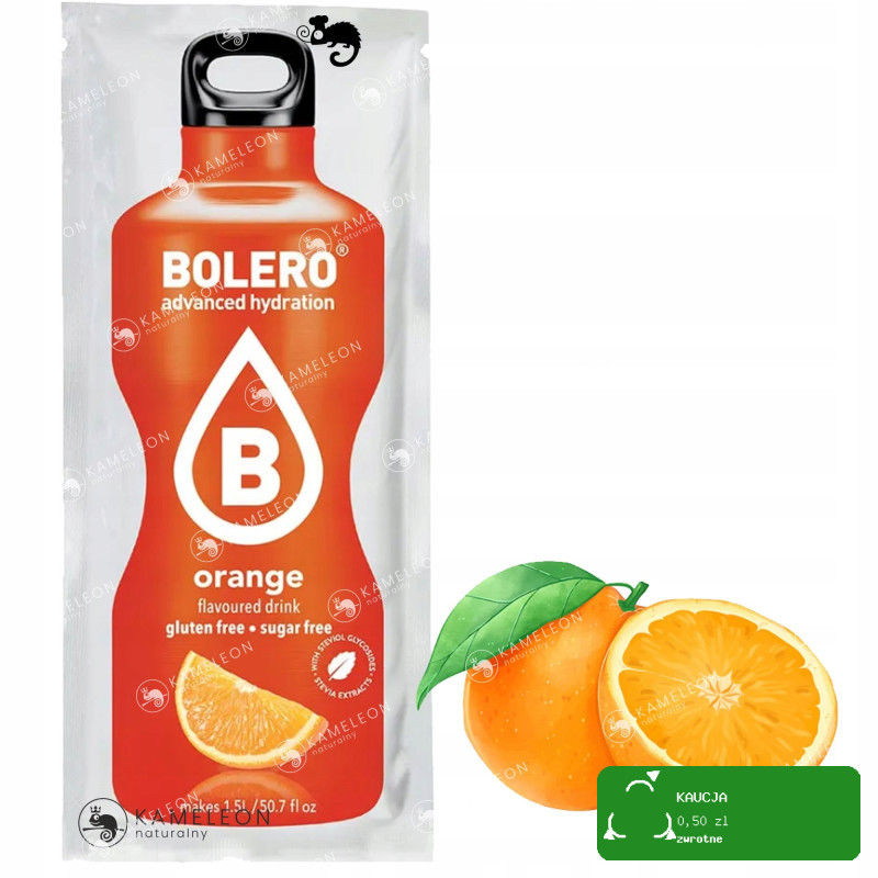 BOLERO DRINK NAPÓJ w proszku ORANGE POMARAŃCZA 12x