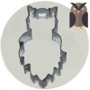 FOREMKA FORMA DO CIASTEK METALOWA wykrawacz SOWA na HALLOWEEN 3,2 x 5,4cm