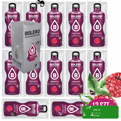 BOLERO DRINK NAPÓJ w proszku RASPBERRY MALINOWY 12