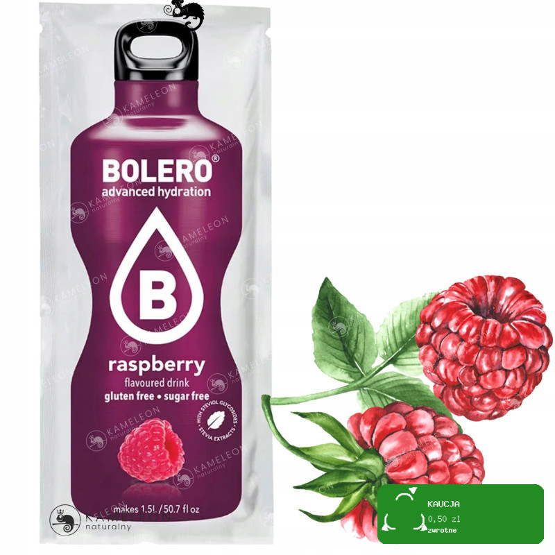 BOLERO DRINK NAPÓJ w proszku RASPBERRY MALINOWY 12