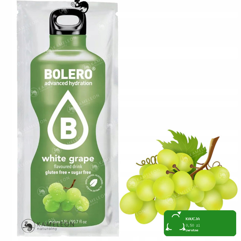 BOLERO DRINK w proszku WHITE GRAPE WINOGRONOWY 12x