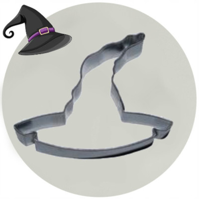 FOREMKA FORMA DO CIASTEK wykrawacz KAPELUSZ CZAROWNICY na HALLOWEEN 5,8x5cm