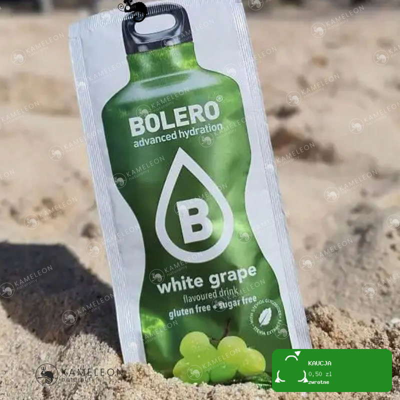 BOLERO DRINK w proszku WHITE GRAPE WINOGRONOWY 12x