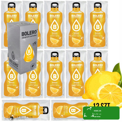 BOLERO DRINK NAPÓJ w proszku LEMON CYTRYNOWY 12szt