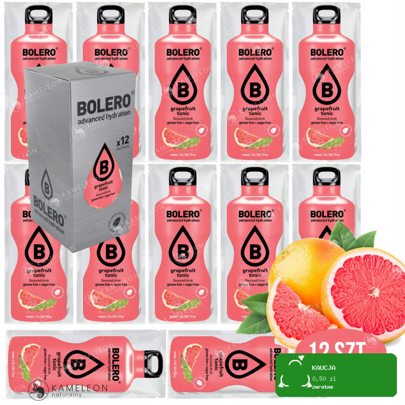 BOLERO DRINK NAPÓJ w proszku GRAPEFRUIT TONIC 12x