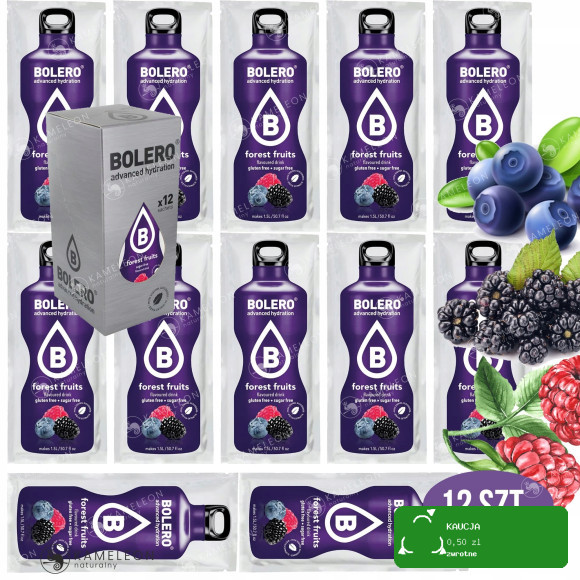 BOLERO DRINK w proszku FOREST FRUITS OWOCE LASU 12