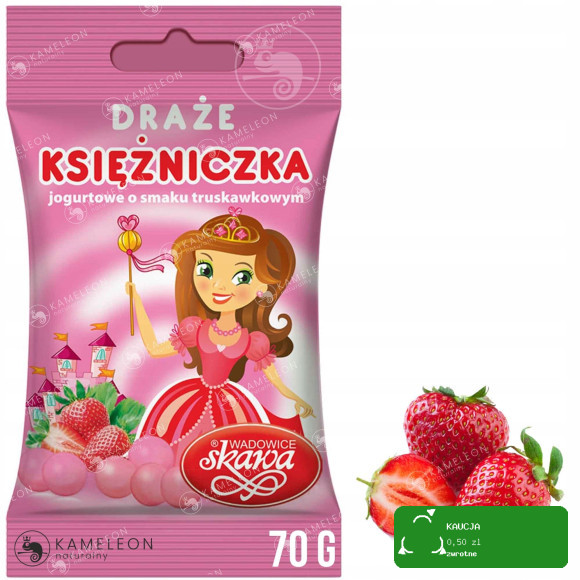 DRAŻE CUKIERKI POLSKIE SŁODYCZE Z TRADYCJĄ Skawa MIX 20 SMAKÓW 1400g