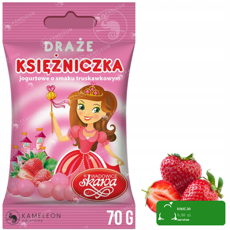 DRAŻE CUKIERKI POLSKIE SŁODYCZE Z TRADYCJĄ Skawa MIX 20 SMAKÓW 1400g