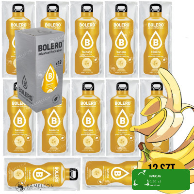 BOLERO DRINK NAPÓJ INSTANT w proszku BANAN 9g x 12