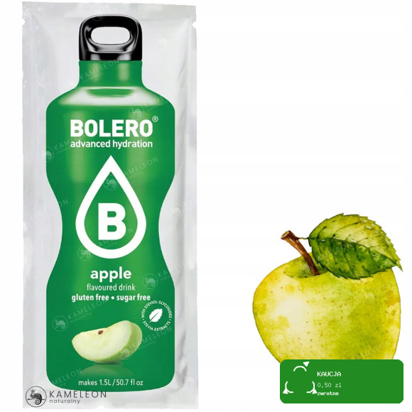 BOLERO DRINK NAPÓJ W PROSZKU - APPLE JABŁKO 9g x12