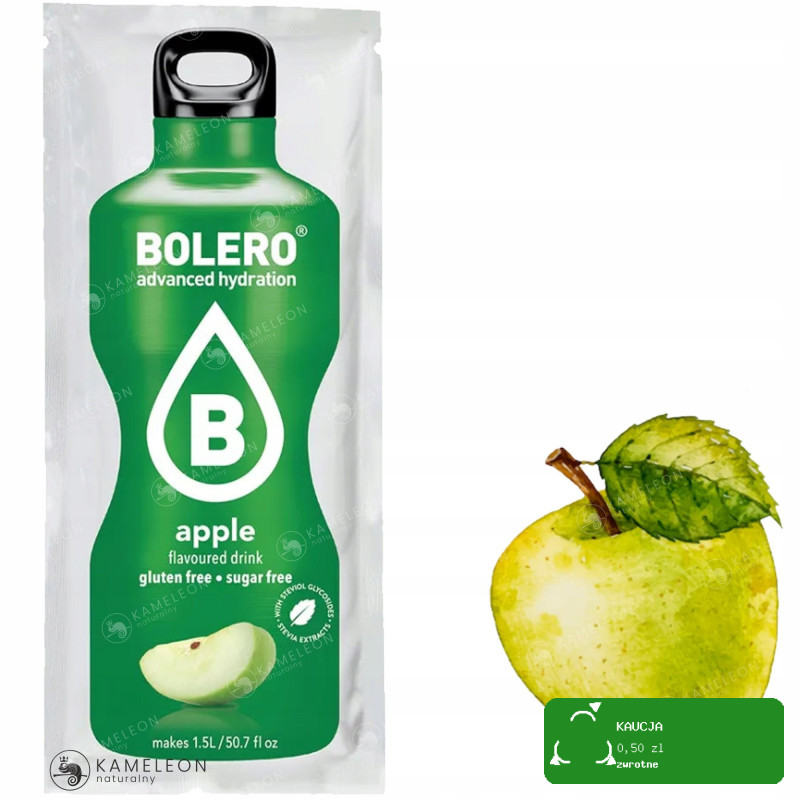BOLERO DRINK NAPÓJ W PROSZKU - APPLE JABŁKO 9g x12