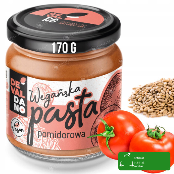 WEGETARIAŃSKA PASTA DO PIECZYWA MIX SMAKÓW Pomidorowa Paprykowa 5szt 870G