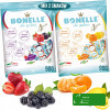 ŻELKI WEGAŃSKIE Bez Cukru Glutenu Żelatyny CYTRYNA MANDARYNKA 450g BONELLE