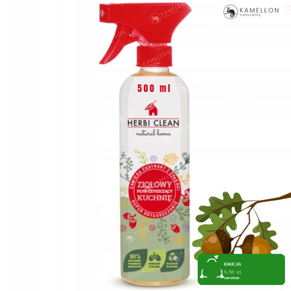 ZIOŁOWY PŁYN do CZYSZCZENIA MYCIA mix 5szt 2500ml