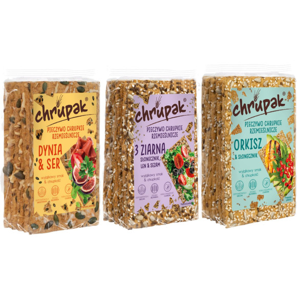 Galicia PIECZYWO CHRUPKIE chrupak MIX 3szt / ZESTAW