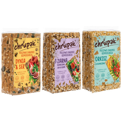 Galicia PIECZYWO CHRUPKIE chrupak MIX 3szt / ZESTAW