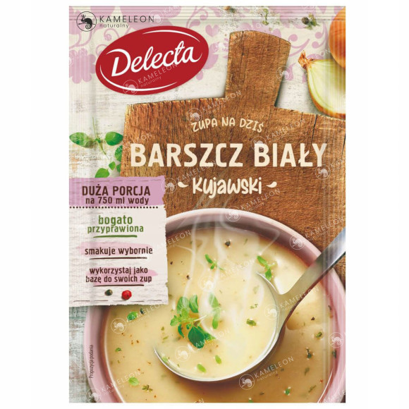 Delecta ZUPA W PROSZKU BARSZCZ BIAŁY KUJAWSKI 9szt
