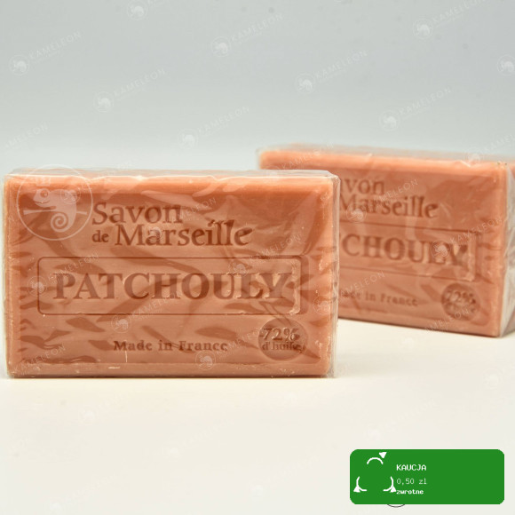 MYDŁO MARSYLSKIE PACZULI PACZULA 72% kostka 10x100g Le Chatelard 1802