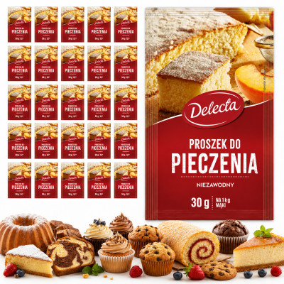 Delecta PROSZEK DO PIECZENIA 30g duże opakowanie x26 sztuk = 0,78kg