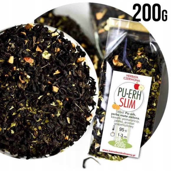 KAMELEON KULINARNY HERBATA czerwona PU-ERH SLIM