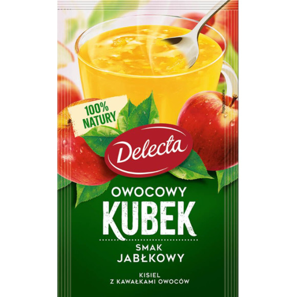 Delecta OWOCOWY KUBEK KISIEL mix smaków 36szt 1kg!