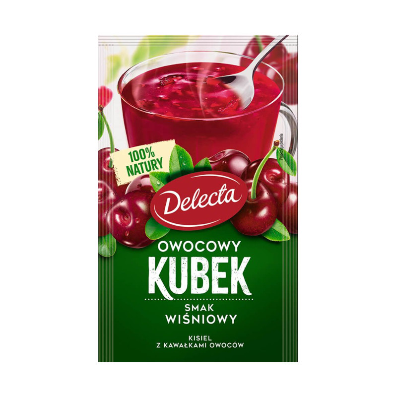 Delecta OWOCOWY KUBEK KISIEL mix smaków 36szt 1kg!