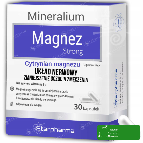 Starpharma MAGNEZ STRONG układ nerwowy zmęczenie