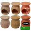KOMINEK CERAMICZNY na olejki AROMATERAPIA 3szt.