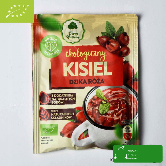 KISIEL ekologiczny DZIKA RÓŻA DARY NATURY 10 sztuk
