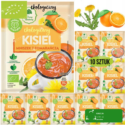 KISIEL eko MNISZEK Z POMARAŃCZĄ DARY NATURY 10 szt