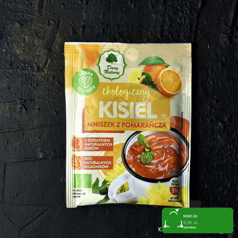 KISIEL eko MNISZEK Z POMARAŃCZĄ DARY NATURY 10 szt