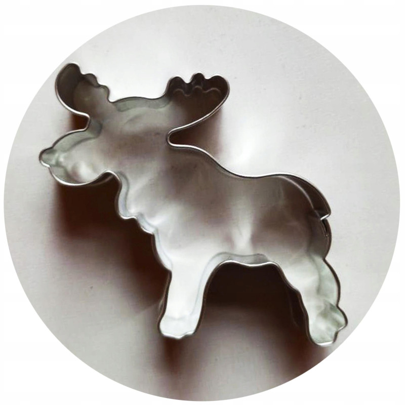 FOREMKA RENIFER WYKRAWACZ metalowy D CIASTEK 6,5cm