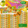GALARETKA monkey mania JABŁKO-CYTRYNA 24szt. AGAR