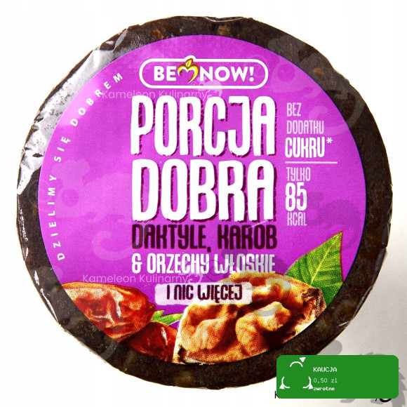 DOBRA PORCJA PRZEKĄSKA DAKTYL ORZECH DAKTYLOWO-ORZECHOWA krążek 25G x5 125G