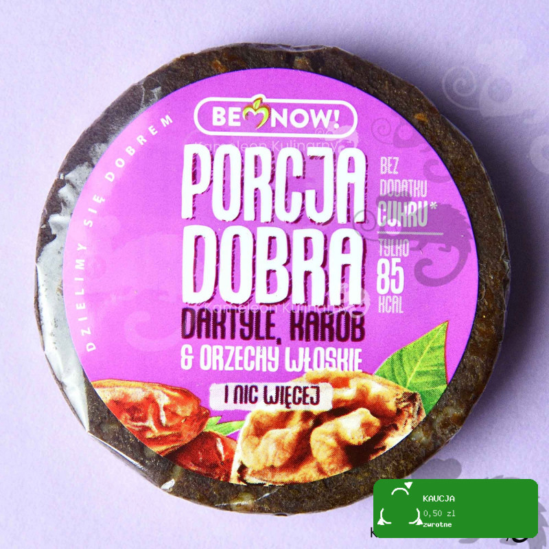 DOBRA PORCJA PRZEKĄSKA DAKTYL ORZECH DAKTYLOWO-ORZECHOWA krążek 25G x5 125G