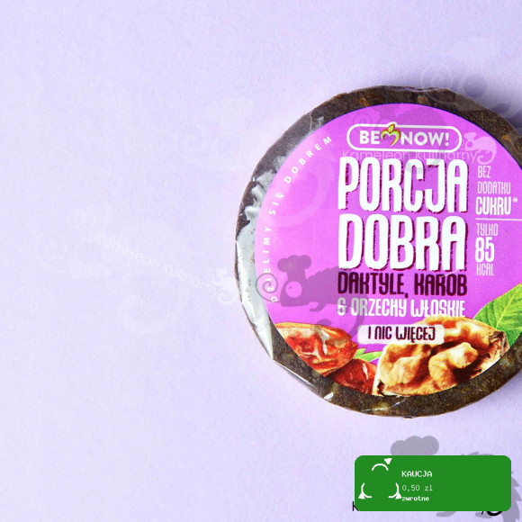 DOBRA PORCJA PRZEKĄSKA DAKTYL ORZECH DAKTYLOWO-ORZECHOWA krążek 25G x5 125G