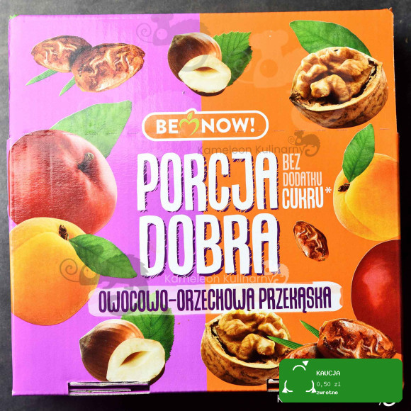 DOBRA PORCJA PRZEKĄSKA DAKTYL ORZECH DAKTYLOWO-ORZECHOWA krążek 25G x5 125G