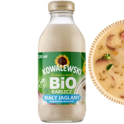 Kowalewski EKO Bio BARSZCZ BIAŁY JAGLANY BEZGLUTENOWY 320ML