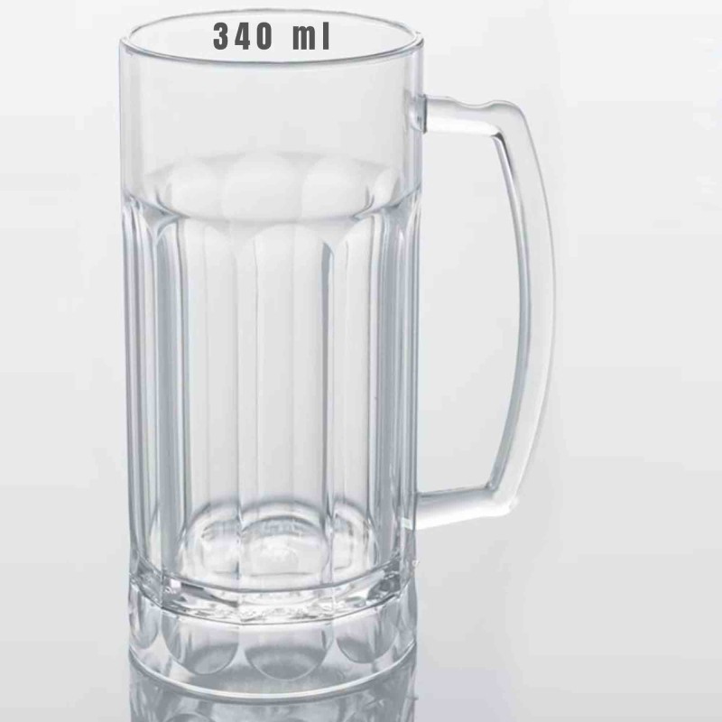 KUFEL DO PIWA POLIWĘGLAN SZKLANKA nietłukąca 340ml