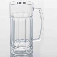 KUFEL DO PIWA POLIWĘGLAN SZKLANKA nietłukąca 340ml