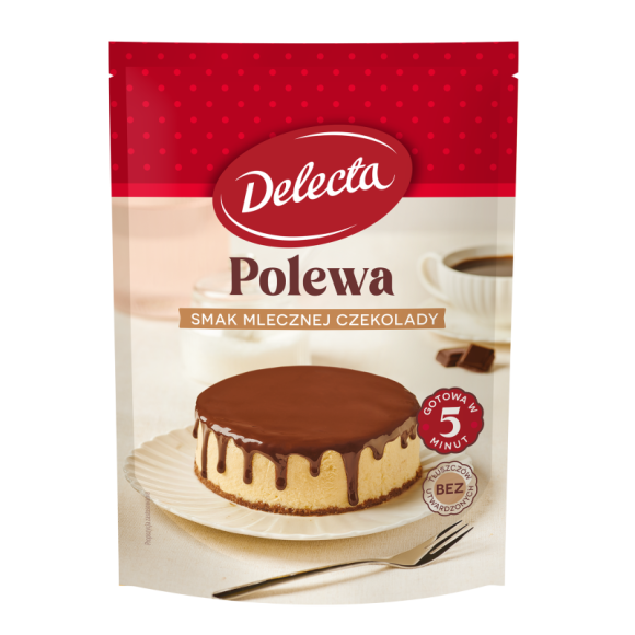 Delecta POLEWA DO CIAST smak MLECZNA CZEKOLADA czekoladowa