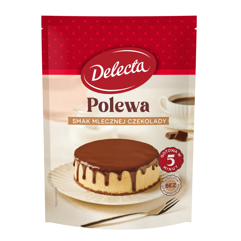 Delecta POLEWA DO CIAST smak MLECZNA CZEKOLADA czekoladowa